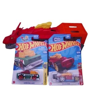 Hot wheels and carrier launcher